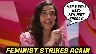 quotPeople Need Feminism 101quot Barbie Actor Defends Her Divisive Feminist Speech [upl. by Iteerp]