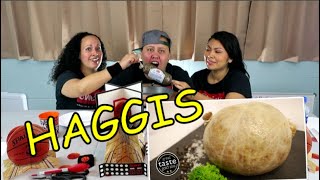 HAGGIS TASTE TEST GRUB GIRLS EDITION [upl. by Eehtomit775]