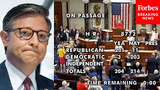 BREAKING House Republicans Fail To Pass FY2025 Legislative Branch Appropriations Package [upl. by Hume479]