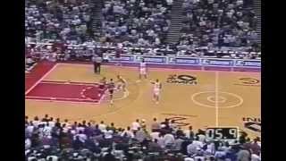 Bulls vs Hawks 25031995  Jordan game winning jumper [upl. by Ikuy379]