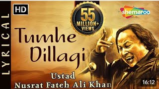 Tumhein Dillagi Bhool Jani Paray Gi  Nusrat Fateh Ali Khan  Lyrical Qawwali  Shemaroo Punjabi [upl. by Ati]