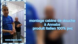 montage cabine de douche pvc italien bspvc [upl. by Tarazi]