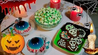 3 RECETAS DULCES PARA HALLOWEEN ♥ [upl. by Afrikah]