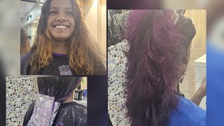 I Tried Mauve Purple Hair Color On My Client [upl. by Stanislas]