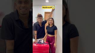 Finally we’re going to Maldives 🇲🇻 😍 ytshorts funny sonadey maldives [upl. by Aicnorev]