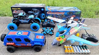 Rc Car RemoteRc Rock CrawlerRc HelicopterAirbus 380 and Drone Radio Control Unboxing Test Fly [upl. by Eveivenej]