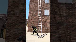 One Firefighter 24’ Extension Ladder Evolution [upl. by Herson]