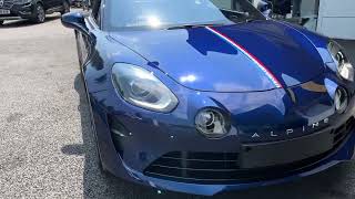 Alpine A110 GT Abyss Blue with French Signature Livery [upl. by Bethesda]