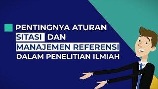 ATURAN SITASI DAN MANAJEMEN REFERENSI [upl. by Kerrison]