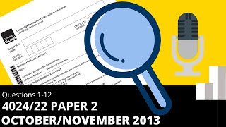 OLevel Math D October November 2013 Paper 22 402422 [upl. by Nya]