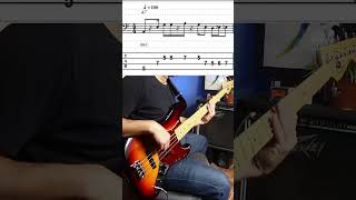 Funk Bass Line n3  Baixista Iniciante bass baixo groove [upl. by Hadden]