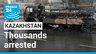 Thousands arrested after Kazakhstan unrest • FRANCE 24 English [upl. by Merci826]