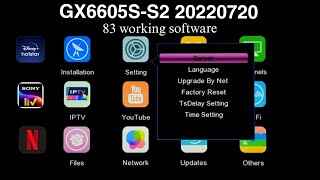 GX6605s S2 20220713 Tatapaly 83 working latest software updates [upl. by Ycram222]