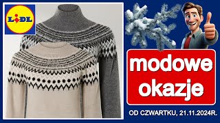 𝐋𝐈𝐃𝐋 🎄🎄 😃 Nowa Oferta od Czwartku 21112024  Modowe Okazje [upl. by Ahtiekahs]