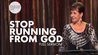 Stop Running From GodFULL SERMON  Joyce Meyer [upl. by Franky]