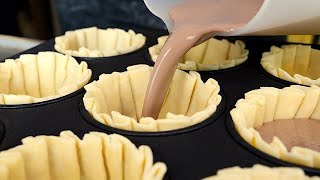 How to make various egg tart fruit tart chocolate tart BEST 5 tart making videos  Korean food [upl. by Nomor531]