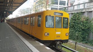 Züge am Bahnhof Hellersdorf U5 [upl. by Fairleigh752]