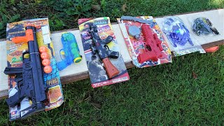 WOW UNBOXING LAGI MAINAN TEMUAN TEMBAK TEMBAKAN LOUNCHER GUN AK 47 ROBOT GUN OPTIMUS SOFT GUN [upl. by Viveca]