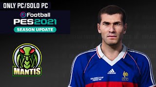 DOWNLOAD Zidane face By WHOAMI for PES 2021 PC ONLY PCSOLO PC [upl. by Ellata709]