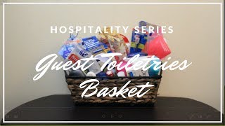 Guest Room Hospitality Series Toiletries Basket [upl. by Yazbak394]