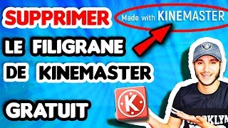 TUTO COMMENT SUPPRIMER LE FILIGRANE DE KINEMASTER ✅ [upl. by Eizeerb]