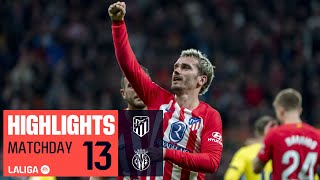 Resumen de Atlético de Madrid vs Villarreal CF 31 [upl. by Ruhtua]