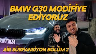 BMW G30 PROJESİ  Air Süspansiyon BÖLÜM 2 w canairsuspansiyon [upl. by Ayotal874]