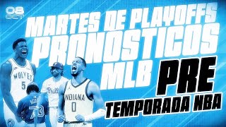 MARTES DE MLB POSTEMPORADA  5 JUEGOS EN LA NBA PRETEMPORADA  EN MLB 4 PRONÓSTICOS GRATIS [upl. by Raimundo]