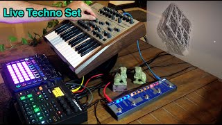 Elektron Digitakt  Arturia Minibrute  Novation Circuit  Techno amp Fractals [upl. by Rhyner170]