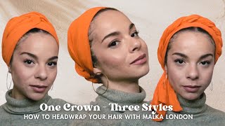 How to tie your headwrap from Malka London [upl. by Lednahc197]