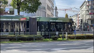 Züge in Kempten und München Karlsplatz stachus mit Zug der Vielfalt und Sonderlackierten Tram bahnen [upl. by Rednave]