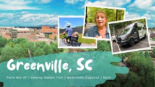 Camping Greenville SC  Paris Mtn SP  Swamp Rabbit Trail  McGriddle Copycat  Mom [upl. by Kara-Lynn72]