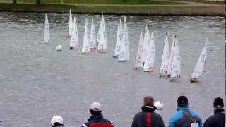 2012 MYA UK IOM Nationals Championship at Two Islands RYC Day 1 1st A fleet race [upl. by Paige]