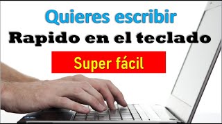 ¡Aprende Como escribir en la computadora sin mirar el teclado¡ – Desde 0  Digitación computarizada [upl. by Ashlee390]