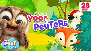 Dieren Verstopt 25 Woordjes Leren amp Zingen met Pretlettertjes  Voor Peuters [upl. by Adnilahs]