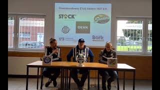 Pressekonferenz ETuS Haltern  SV Dorsten Hardt II 81 [upl. by Catlin277]