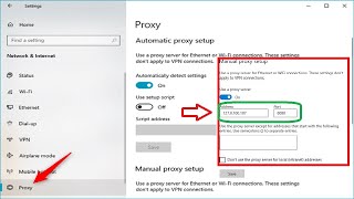 How To Setup amp Manage Proxy Server Settings in Windows 10  PROXY SERVER Settings in Google Chrome [upl. by Nakah]