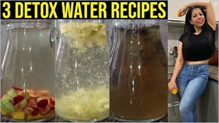 3 Detox Water For Weight Loss  Monsoon Infused Water to Lose Belly Fat Cleanse amp Debloat [upl. by Limaa386]