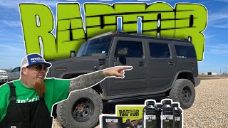 RAPTOR LINER PAINT JOB 4 YEARS LATER Did it LAST Hummer H2 BEDLINER [upl. by Ahsilrae]