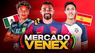 🔥🔀 ¿YANGEL AL BARCA ¿CADIZ A MEXICO  Mercado Venex 2 [upl. by Aicetal]