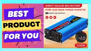 Pure Sine Wave Inverter 1000W4000W DC 12V24V to AC 220V 50hz Power Inverter [upl. by Maudie]