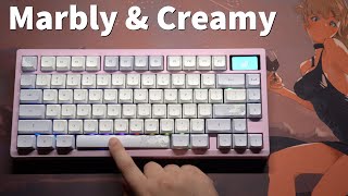 Marbly VS Creamy Thock VS Clack No Foam 2024 Edition [upl. by Ahsilem]