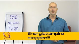 ENERGIEVAMPIRE  mit einer ganz einfachen Technik stoppen [upl. by Yc]