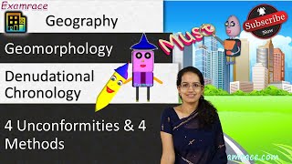 Denudational Chronology  4 Unconformities amp 4 Methods of Dating Erosional Surfaces [upl. by Ahseken]