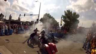 3 Way Harley Bagger Burnout by John Shope Chris Eder and Pete Schraeger [upl. by Rosanna915]