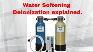 Water Softening  deionisation Process [upl. by Cirtemed157]