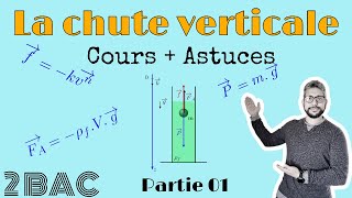 Cours Astuces La chute verticale Poussée d’Archimède Force de frottement fluide partie 01 2BAC [upl. by Siraj]