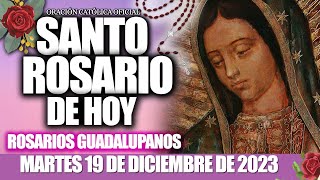 SANTO ROSARIO DE HOY MARTES 19 DE DICIEMBRE DE 2023🌷🌺MISTERIOS DOLOROSOSROSARIOS GUADALUPANOS [upl. by Kcirdnekal]