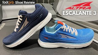 Footpro review the ALTRA Escalante 3 A versatile shoe for road running walking and cross training [upl. by Heidie]