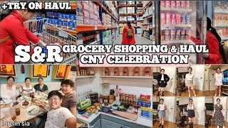 SampR Grocery Shopping amp Haul  CNY Celebration  Try On Haul  Lorelin Sia [upl. by Emiline766]